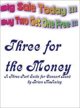 Three for the Money Concert Band sheet music cover